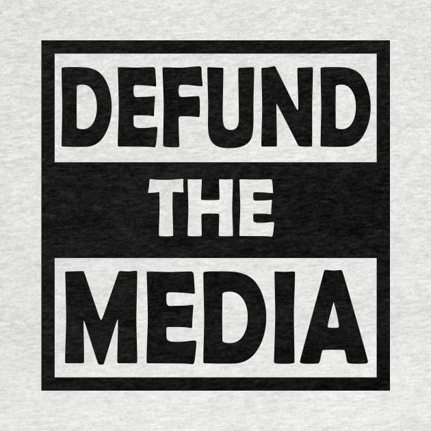 Defund The Media, The Face News, Defund, Protest Gift by NooHringShop